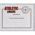 Athletic Award Stock Sport Certificate (8 1/2"x11")